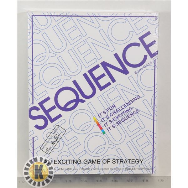SEQUENCE STRATEGY BOARD GAME