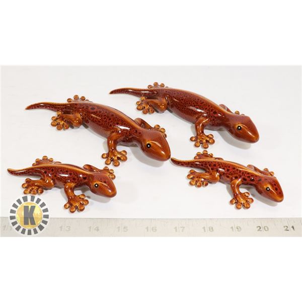 VINTAGE RETIRED PARTYLITE SALAMANDER SET