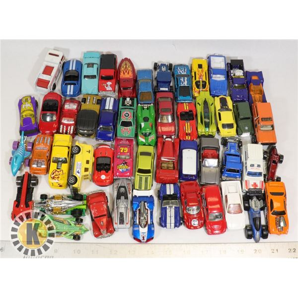 VINTAGE HOT WHEELS CARS 50 PIECES