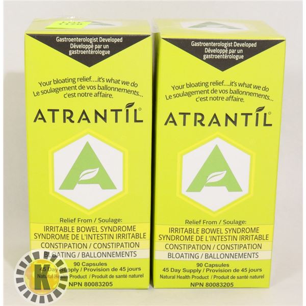 TWO BOTTLE OF ATRANTIL CAPSULES