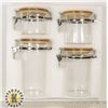 Image 1 : SET OF 4 CLAMP DOWN LID CONTAINERS