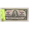 Image 1 : 1937 GEORGE VI CANADIAN $10 BANKNOTE