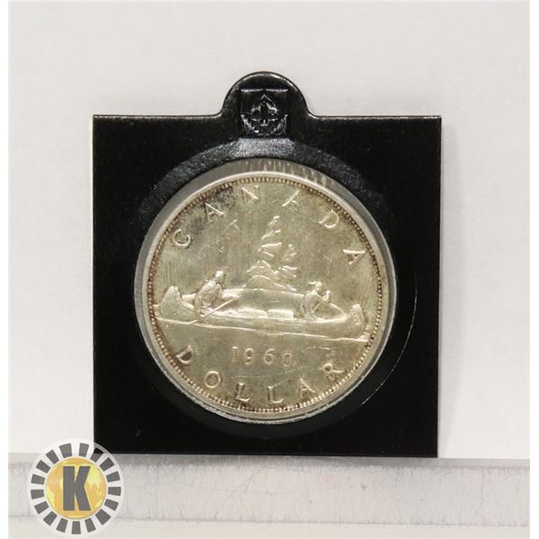 1960 ELIZABETH II CANADIAN SILVER DOLLAR