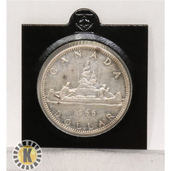 1966 CANADIAN SILVER VOYAGEUR DOLLAR