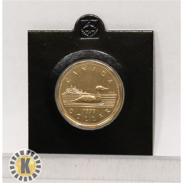 1999 CANADIAN LOON DOLLAR NOT ISSUED IN CHANGE