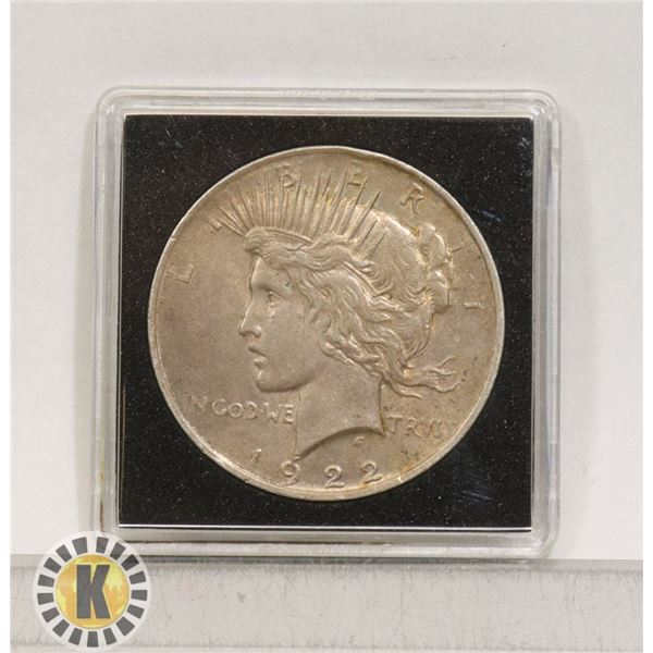 1922 USA SILVER PEACE DOLLAR. NICE APPEARANCE