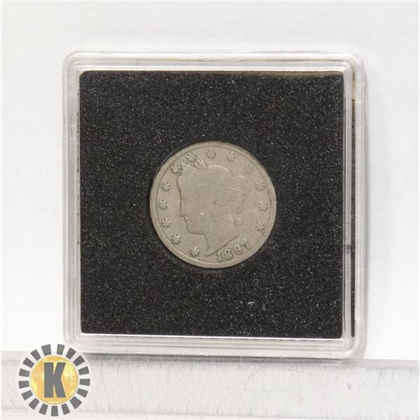 1897 USA LIBERTY HEAD 5 CENT