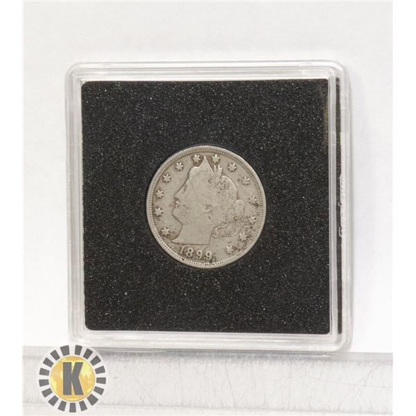 1899 USA LIBERTY HEAD 5 CENT