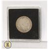 Image 1 : 1914 USA SILVER BARBER HEAD 25 CENT COIN