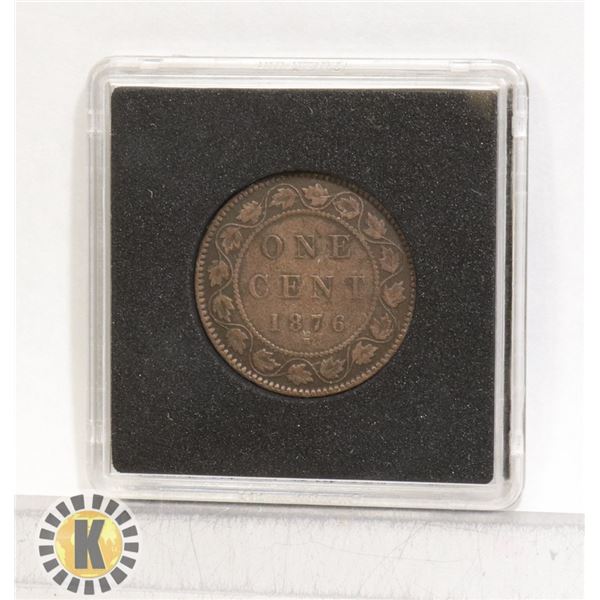 1876H VICTORIAN CANADIAN LARGE CENT