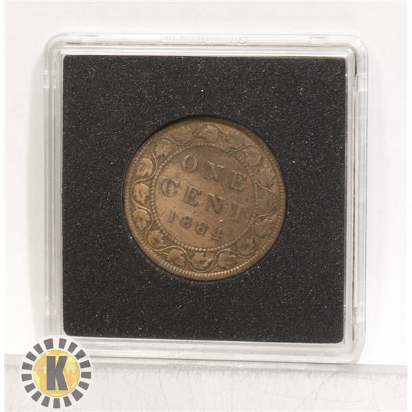 1884 VICTORIAN CANADIAN LARGE CENT
