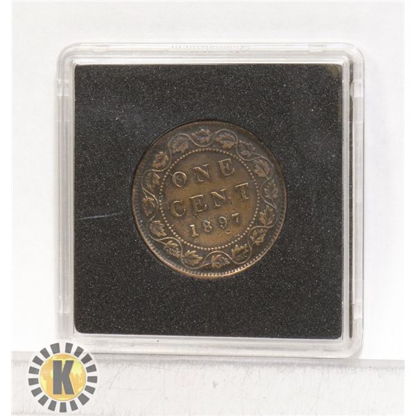 1897 VICTORIAN CANADIAN LARGE CENT HIGH GRADE