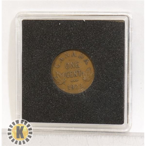 1923 RARE KEY DATE CANADIAN 1 CENT COIN