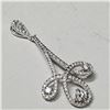 Image 3 : SILVER CUBIC ZIRCONIA  PENDANT (~WEIGHT 3.4G)