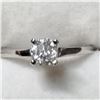 Image 1 : 10K WHITE GOLD DIAMOND(0.4CT, I3,F) RING