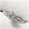 Image 3 : 14K WHITE GOLD DIAMOND(0.6CT,I3,G-H0 DIAMOND