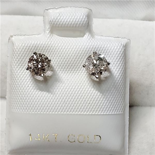 14K WHITE GOLD DIAMOND(0.75CT,I2-I3,G-H)