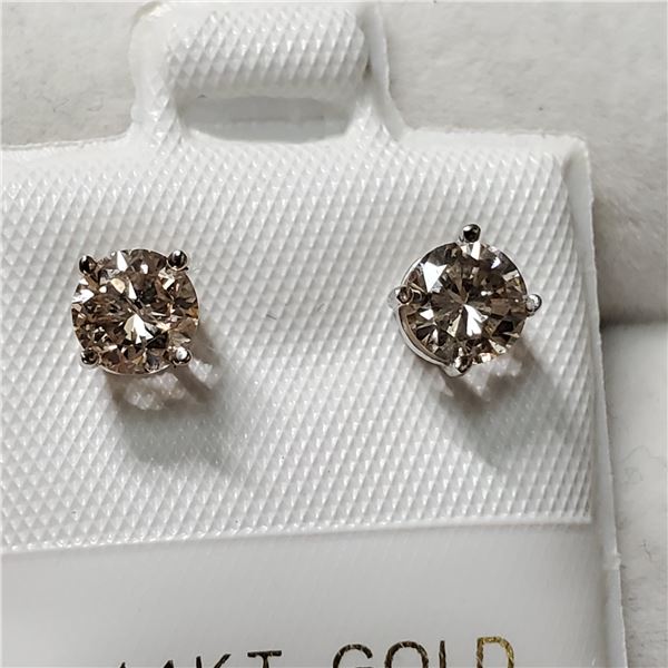 14K WHITE GOLD DIAMOND(0.8CT, I2-I3, I-J)