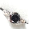 Image 3 : 10K WHITE GOLD BLACK DIAMOND(2.25CT) DIAMOND