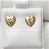 Image 1 : 14K YELLOW GOLD HEART SHAPED WITH DIAMOND