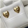 Image 2 : 14K YELLOW GOLD HEART SHAPED WITH DIAMOND