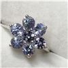 Image 3 : SILVER TANZANITE(1.1CT) RING (~SIZE 7)(~WEIGHT 3G)