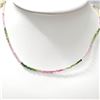 Image 1 : SILVER YELLOW SAP, RUBY, EMERALD NECKLACE