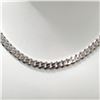 Image 1 : SILVER CUBAN CHAIN NECKLACE (~LENGTH 18INCHES)