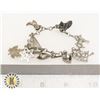 Image 1 : VINTAGE CHARM BRACELET WITH 10 CHARMS