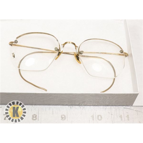 ANTIQUE GOLD FILLED VINTAGE EYE GLASSES