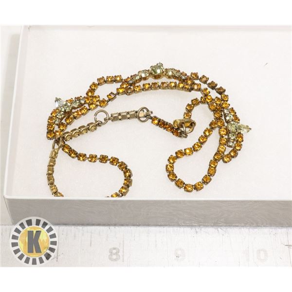 VINTAGE MULTI-COLOR COSTUME NECKLACE