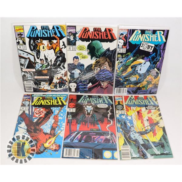 MARVEL COMICS THE PUNISHER ISSUES 41-46