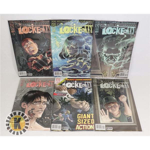 IDW LOCKE & KEY CROWN OF SHADOWS ISSUES 1-6