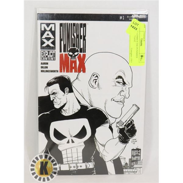MARVEL COMICS THE PUNISHER MAX #1 VARIANT
