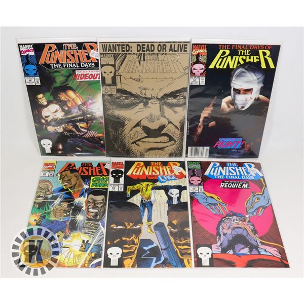 MARVEL COMICS THE PUNISHER ISSUES 57X2-61