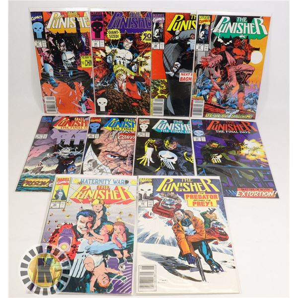 MARVEL COMICS THE PUNISHER ISSUES 47-56