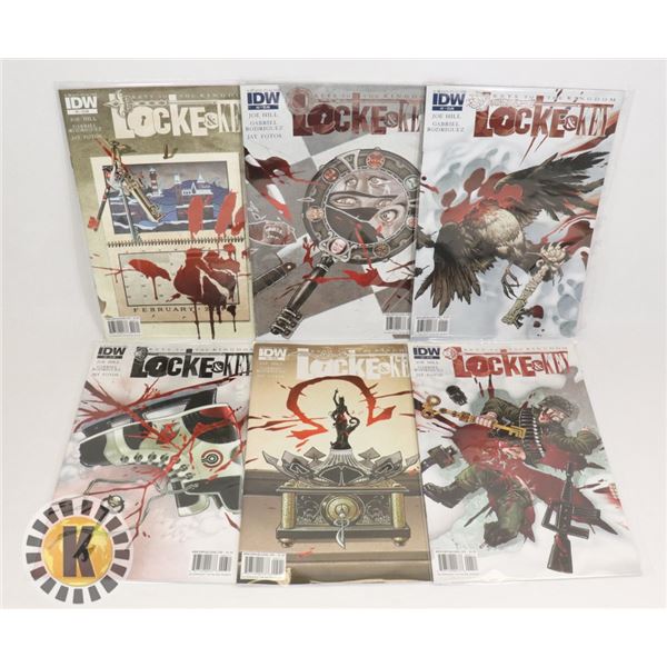 IDW LOCKE & KEY KEYS TO THE KINGDOM ISSUES 1-6