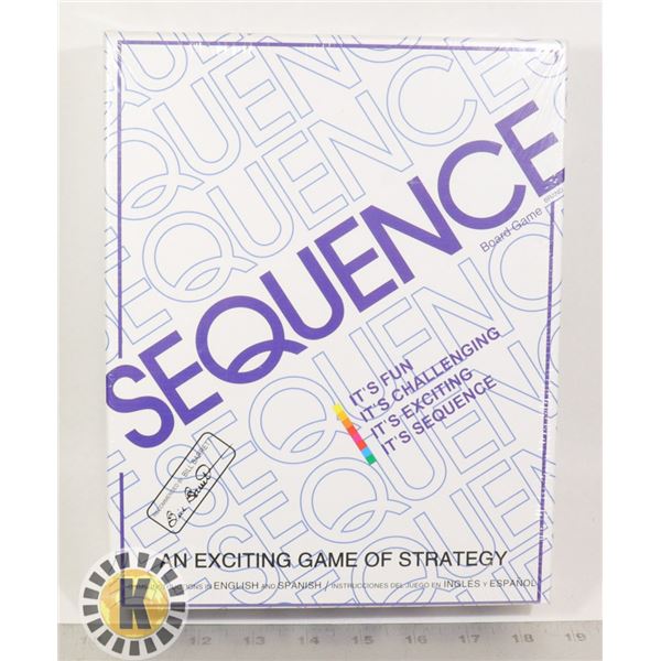 SEQUENCE STRATEGY BOARD GAME