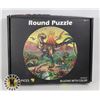 Image 1 : 1000PC ROUND DINOSAUR PUZZLE