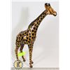 Image 1 : HANDMADE LEATHER GIRAFFE FIGURE