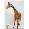 Image 1 : HANDMADE LEATHER GIRAFFE FIGURE