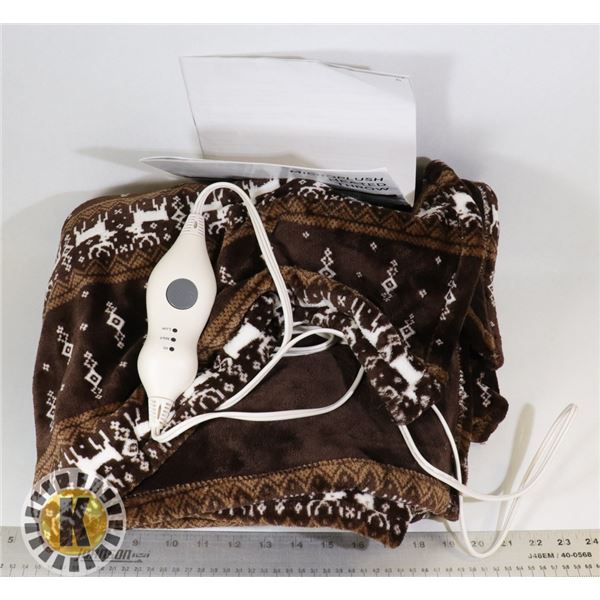 MICROPLUSH HEATED THROW BLANKET