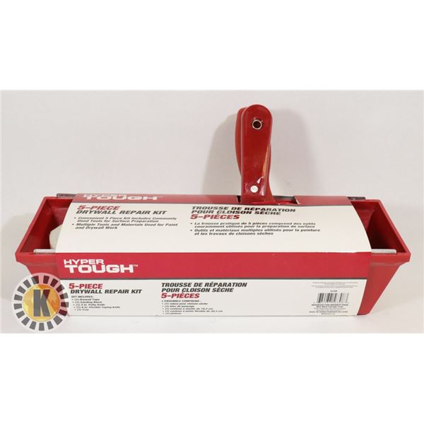 NEW HYPER TOUGH 5-PIECE DRYWALL REPAIR KIT