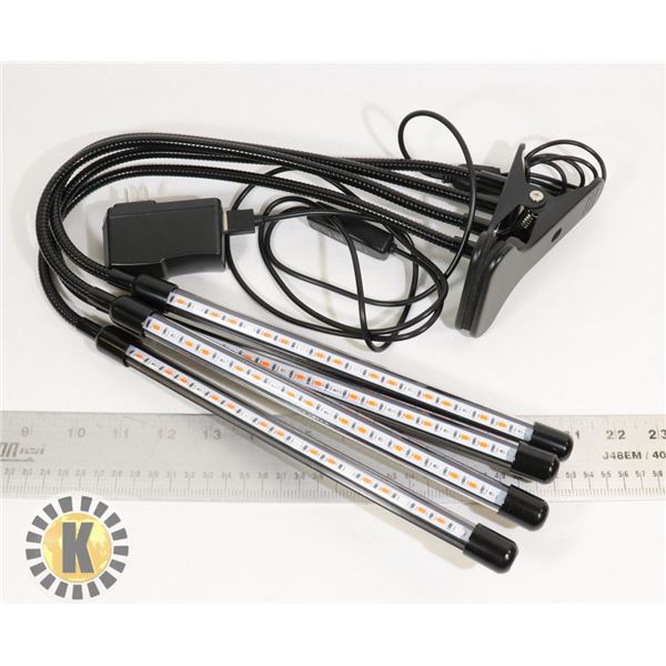 LED ADJUSTABLE GROW LIGHT WITH BUILT IN TIMER