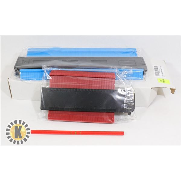 TWO PACK OF CONTOUR MEASURING TOOLS