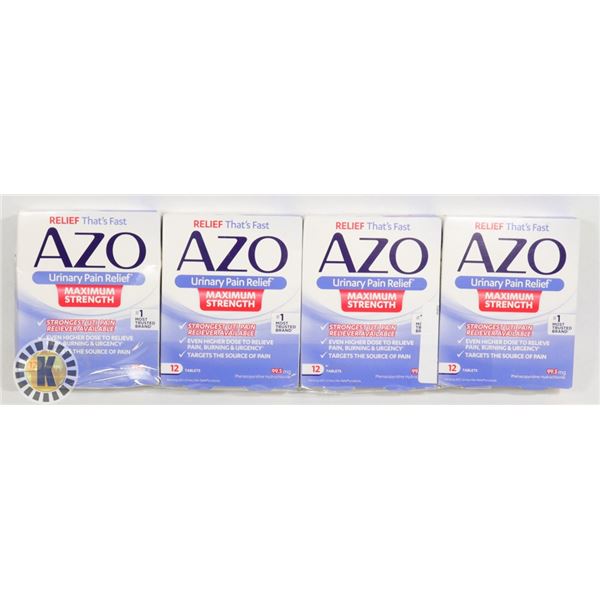 4 PACKS OF ASO URINARY PAINRELIF TABLETS