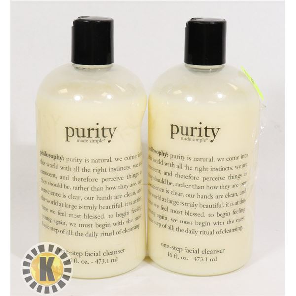 TWO BOTTLES OF PURITY ONE STEP FACIAL CLEANSER