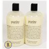 Image 1 : TWO BOTTLES OF PURITY ONE STEP FACIAL CLEANSER