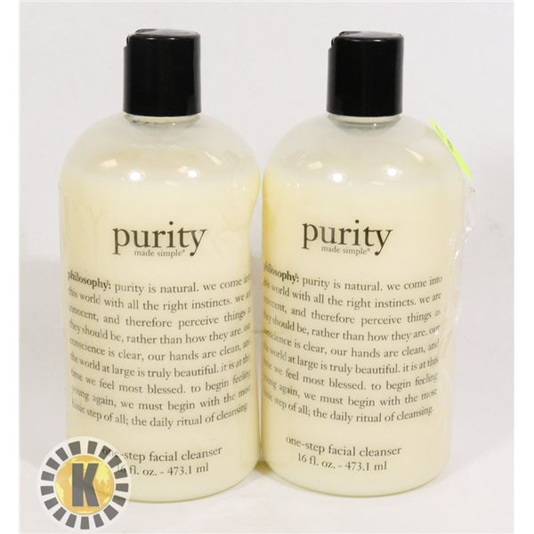TWO BOTTLES OF PURITY ONE STEP FACIAL CLEANSER