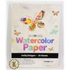 Image 1 : 30 PACK OF BRITE CROWN WATERCOLOR PAPER
